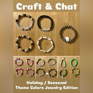 🎨 Craft & Chat: Holiday Bead Jewelry Live Show 🎉